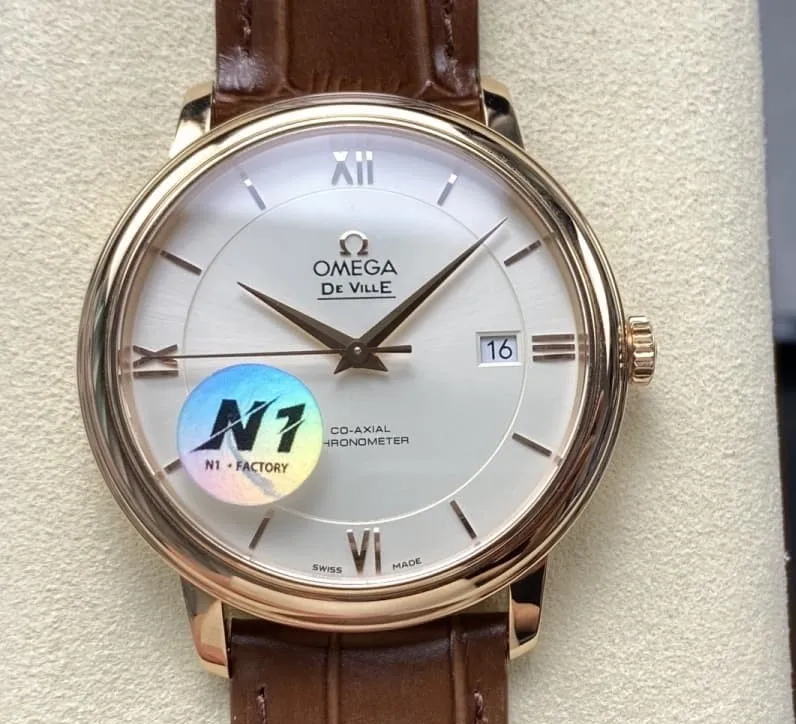 N1 Factory Omega De Ville 424.53.40.20.02.001 1:1 Best Edition Replica Watch